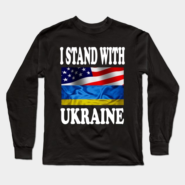 i stand with ukraine Long Sleeve T-Shirt by Elegance14